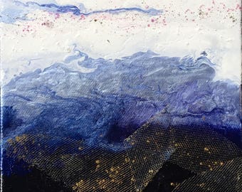 acrylic abstract water-scape