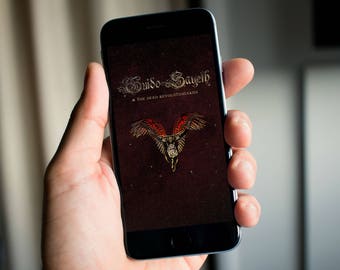 Archangel Gothic Logo - Guido Sayeth & The Art of Political Protest - iPhone Wallpaper - Mobile Phone Wallpaper - Mobile Background