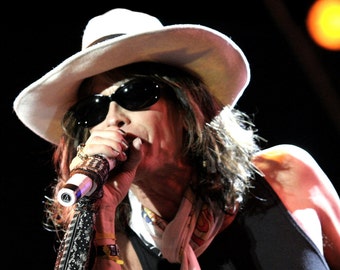Steven Tyler Performing ~ Aerosmith ~ Poster Print