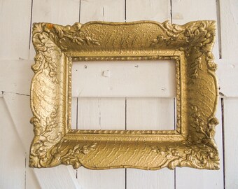 Picture frame gold vintage old frame frame
