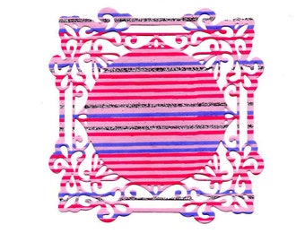 248 - Cut lace to your cards or scrapbooking