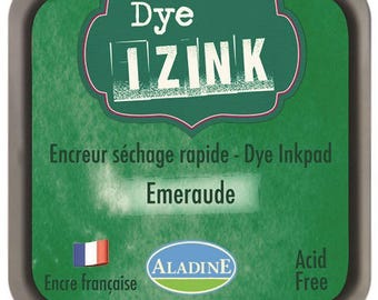 Izink Dye - emerald green pad quick drying