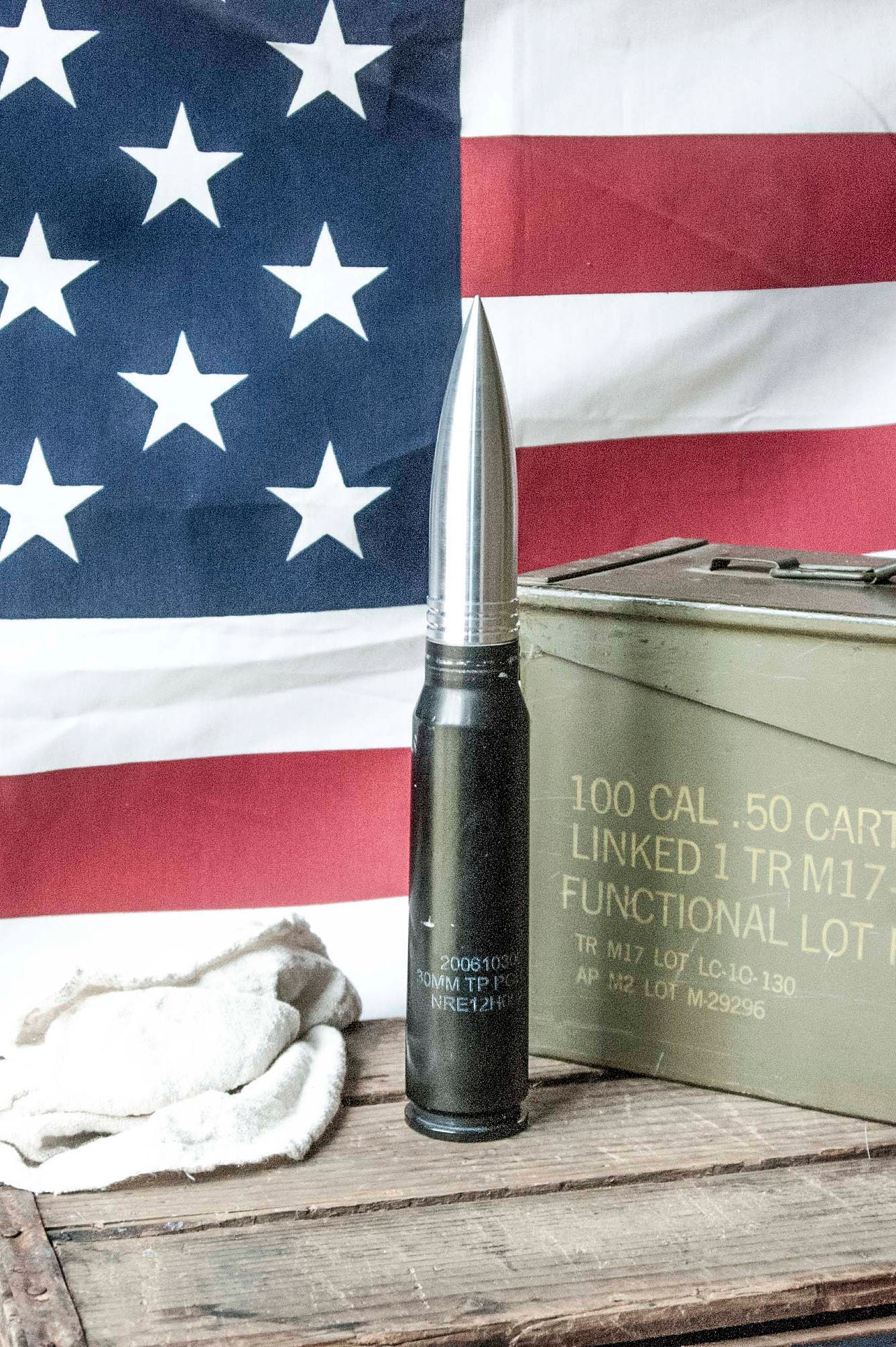Inert U.S. Military 30mm USAF A-10 Warthog Bullet