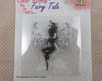 Stamp clear embellishments: fairy