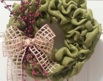 Evergreen Christmas Wreath