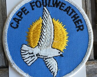 LAST ONE! Cape Foulweather Oregon Vintage Souvenir Travel Patch from Holm Patches