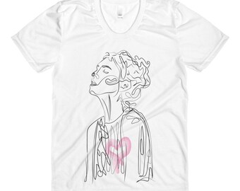 Pink heart, Women's T-shirt