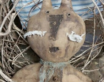 Primitive Spring Summer Bunny Sitter