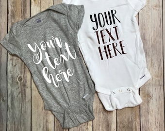 Customized/Personalized Baby Onesie