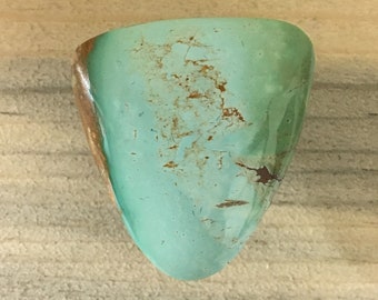 Natural Royston turquoise cabochon