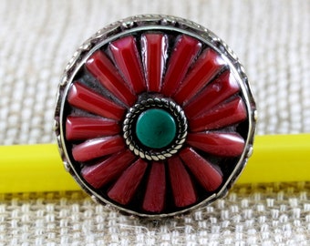 Colourful ring from Afghanistan--3801
