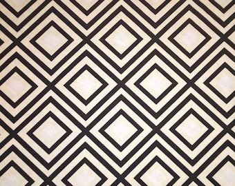 One (1) Yard -Geo Pop Canvas Geometric Fabric Robert Kaufman AHK-15035-188 Pepper
