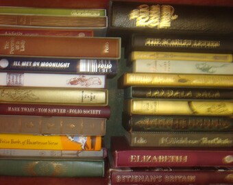 Set of 23 Miscellaneos Folio Society Books. 19 with slipcases