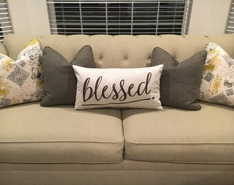 Blessed - Fall pillow cover