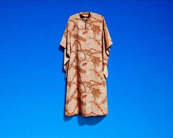 1940's Watumull's Hawaiian Kimono Dress Aloha Dress