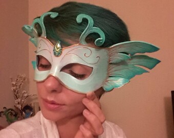 Faerie mask of woodlands and marsh