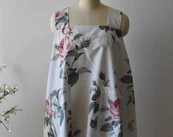Recycled Vintage Floral Crossback Apron