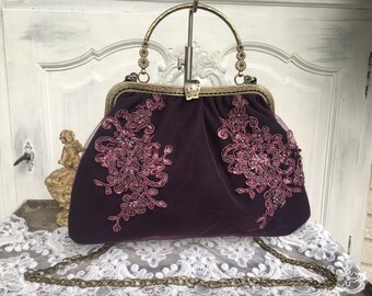 Bag, boho, evening bag, bow bag