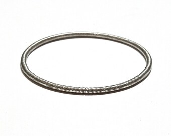 Serpentine Full Coil Bangle | Sterling Silver | Ready to Ship