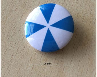 badge 25 mm "Windmill blue 01"