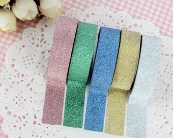 Glitter Washi Tape / Washi Tape / Glitter Tape / Decoration Tape / Masking Tape / Glitter Masking Tape / Shimmery Tape / Washi / Tape