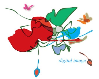 Spring - Digital Illustration Print 11" x 8.5"