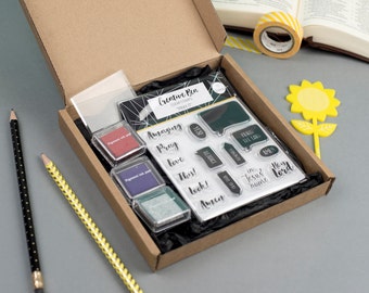 Pray It - Stamp Starter Kit, Clear Christian Stamps, Bible Journaling Stamp Kit