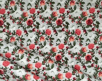 Small flower fabric | Etsy