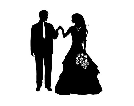 Crochet Wedding Cake Toppers Silhouette Crochet Wedding Cake Toppers Silhouette