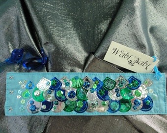 Little Mermaid Handmade Art Cuff Bracelet