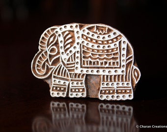 Pottery Stamps, Indian Wood Stamp, Textile Stamp, Wood Blocks, Tjaps, Printing Stamp- Indian Elephant