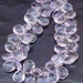 1/2 Strand, Super Quality,Pink Amethyst Faceted Pear Shaped Briolettes, 10-11mm Long size,GORGEOUS