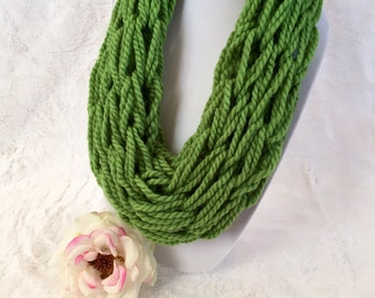 Green Infinity Scarf (Child-Small)