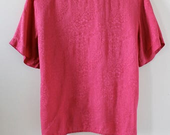 Vintage Silk T-Shirt Blouse