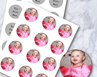 Custom Cupcake Toppers - YOUR PICTURE