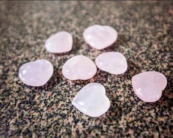 Rose Quartz Hearts/ The Stone of Love/ Valentine's Day