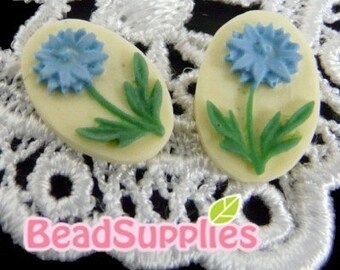 CA-CM-01011 - Cameo for November - chrysanthemum, 4 pcs