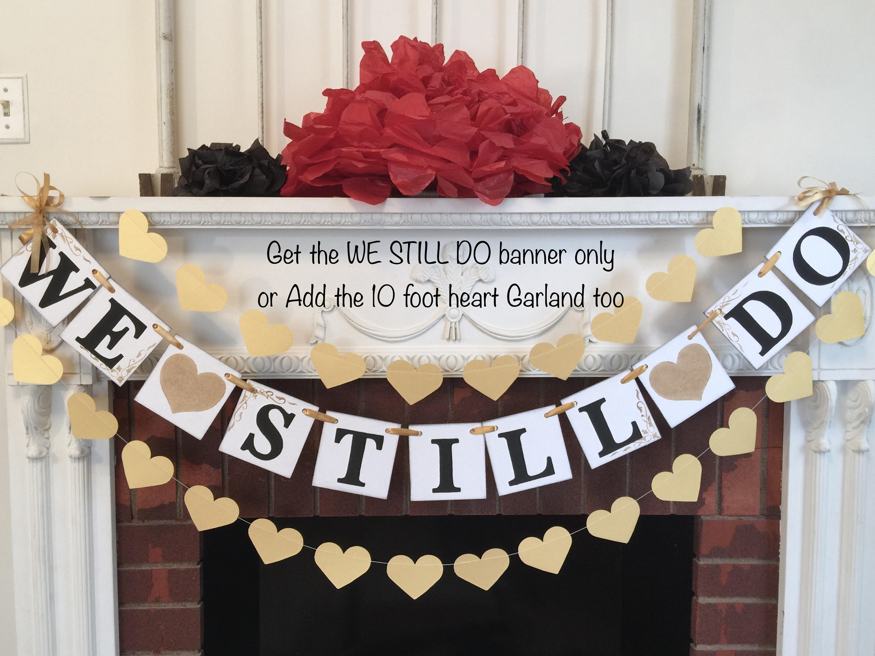 Wedding Anniversary Banner 50th Anniversary Party