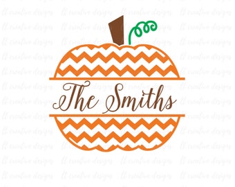 Chevron Pumpkin SVG Pumpkin SVG Fall SVG Thanksgiving Svg