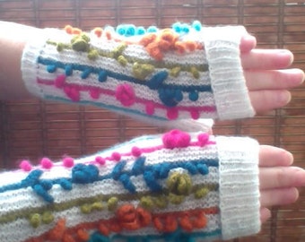 Gloves without Fingers / Mitts Transformer / Ladies' Winter Mitts