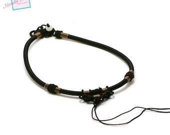 1 beautiful support necklace, black