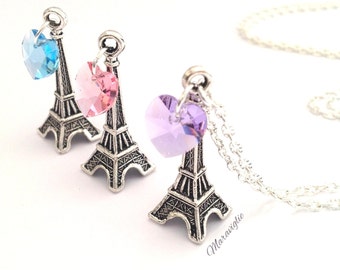 Eiffel Tower Necklace, Paris Necklace, Eiffel Charm Necklace, Paris Jewelry, Eiffel Tower Pendant