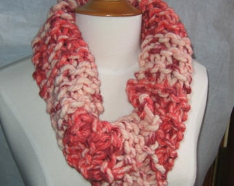 Peppermint Bark Cowl Scarf Neck Warmer