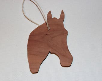 Silhouette Horse Head Ornament!