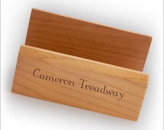 Personalized Office Accessories, Business Card Holder, Pencil Holder, Paper Clip Holder, Personalized Pen |Wooden Desk Accessories|3336