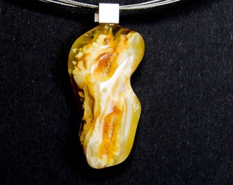 Amber Pendant, Baltic Amber Pendant, Amber Necklace, yellow, orange, amberstone, Amber Pendant Chain, Choker Amber Jewellery,