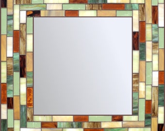 Stained Glass Mosaic Mirror