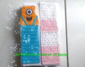 Handmade bookmarks with love!-Crochet