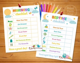 Routine chart: ROUTINE CHECKLIST Printable planner