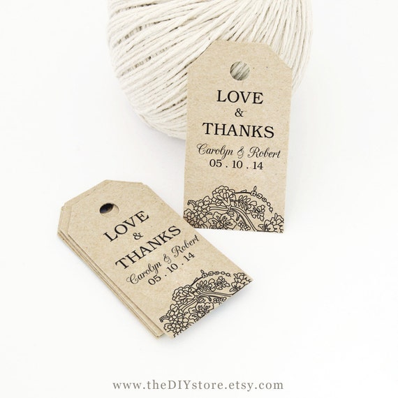 Wedding Souvenir Tag Design 7